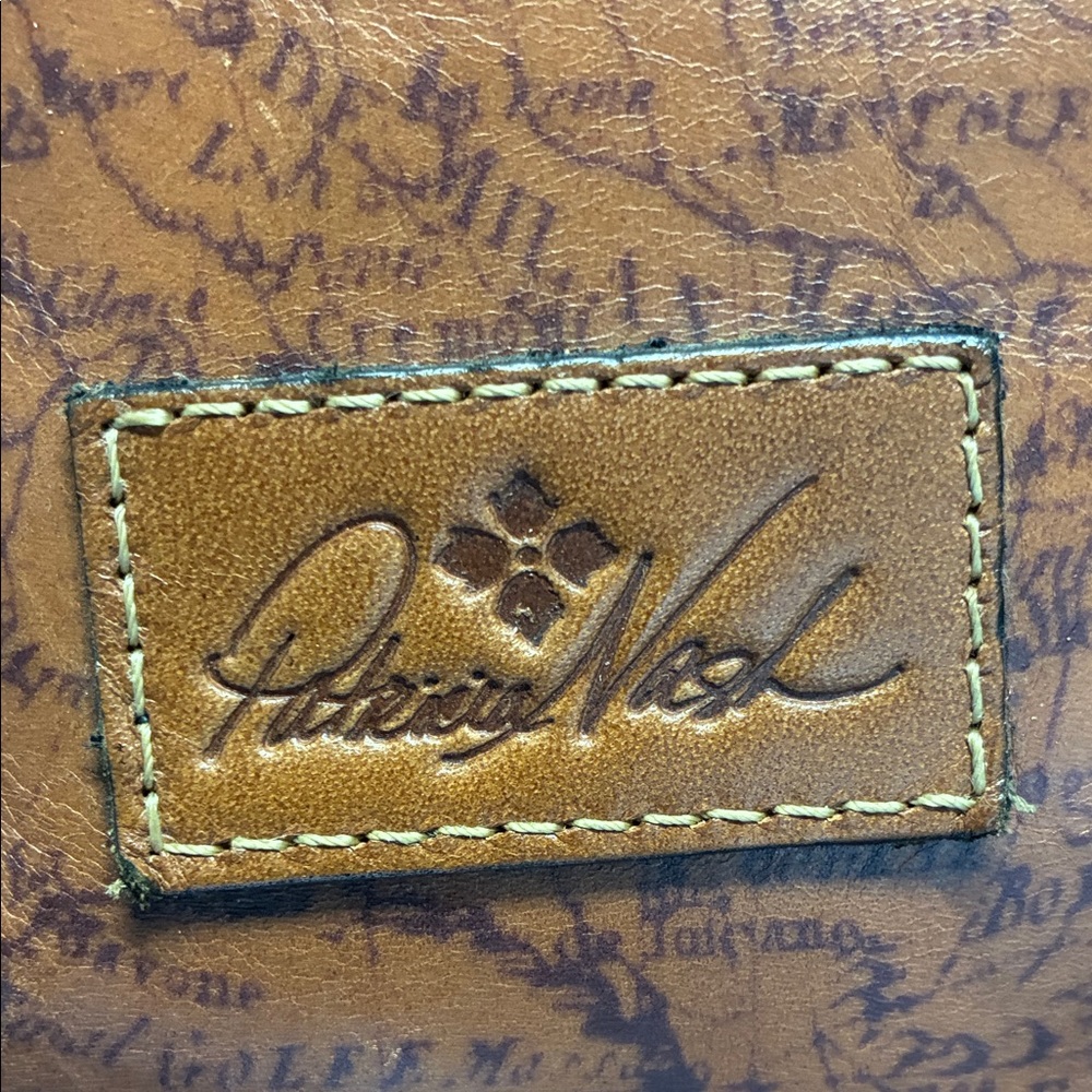 Patricia Nash Tan Leather Duffel Bag - Picture 2 of 12
